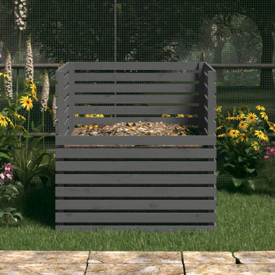 Ansar Solid Wood Outdoor Compost Bin