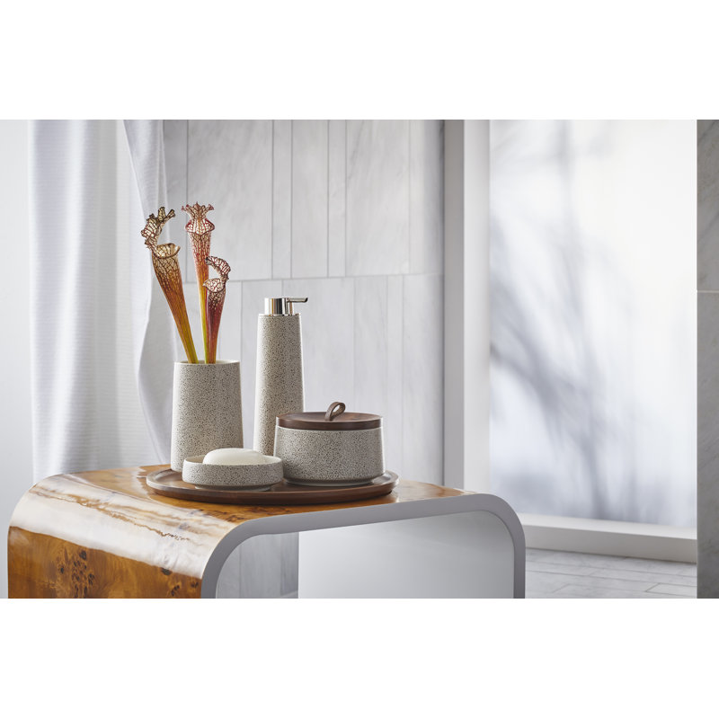 Bente Bathroom Accessory Set, Oyster Pearl