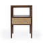 Vardo 1 Drawer Cane Nightstand