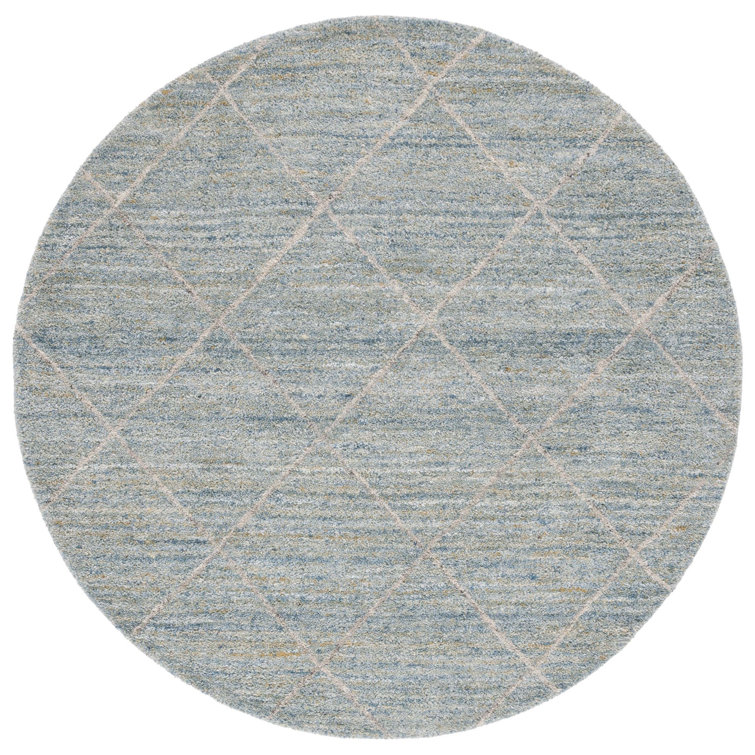 Moniz Hand Tufted Wool Geometric Rug