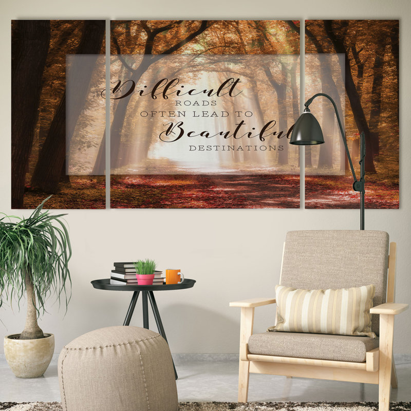 « belle destination », impression sur toile de qualité supérieure, H 24 po x l 48 po x P 1,5 po