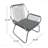 3-Piece Milan Chat Set Outdoor Patio Furniture