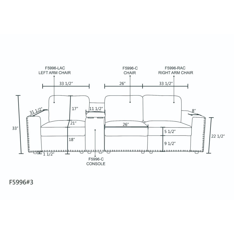 Canapé modulaire 4 pièces Leyo