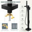Single Handle Floor Mounted Clawfoot Tub Faucet with Handled Shower-70842004