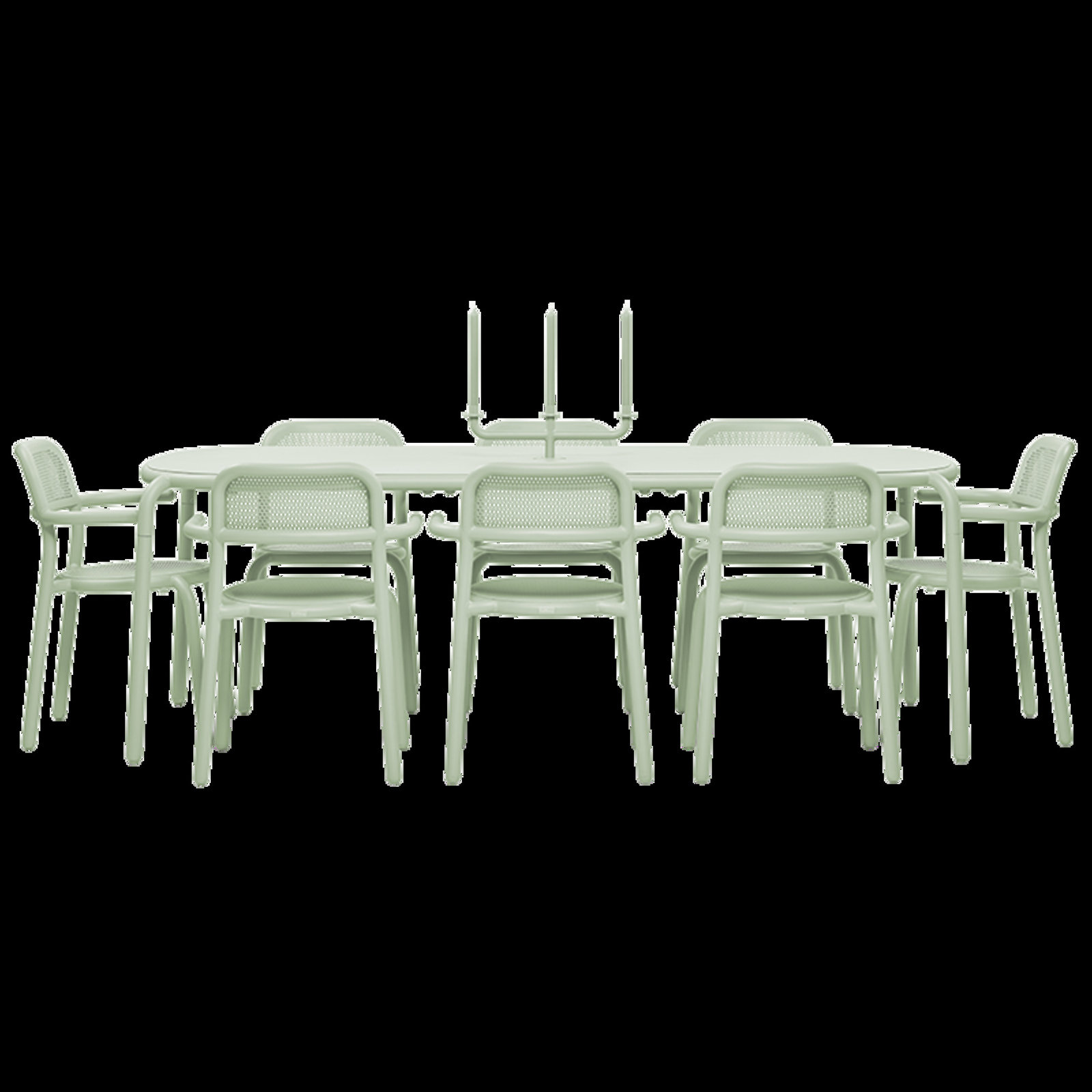 Toni Candle Holder, Mist Green