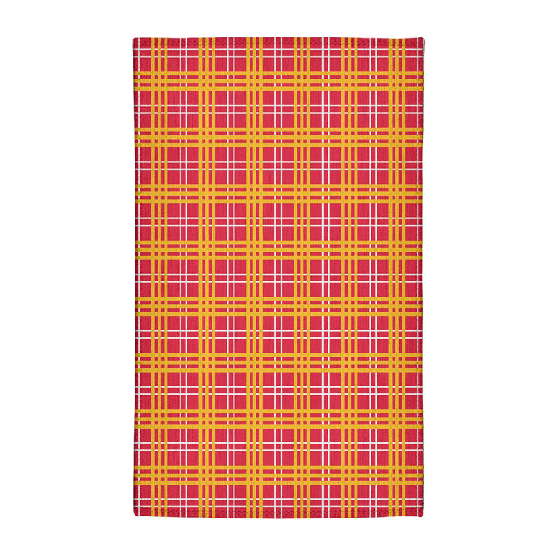 Tapis rouge à carreaux, Rectangle 2 pi x 3 pi
