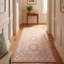 Tapis Meadow traditionnel à médaillon, style persan, gris crème, ivoire, beige, rose, lavable à la machine, antidérapant, à poils courts, pour l'intérieur et l'extérieur, adapté aux animaux domestiques, idéal pour le salon, la chambre, la salle à manger, l'entrée, le couloir ou le bureau.-1582206004