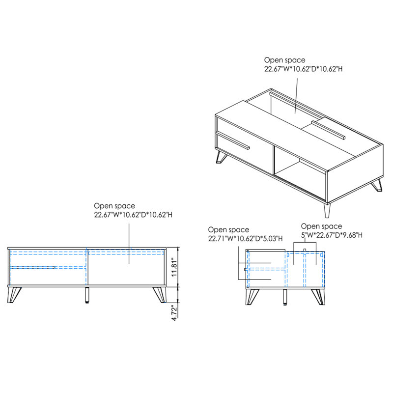 Itzhak Single Coffee Table