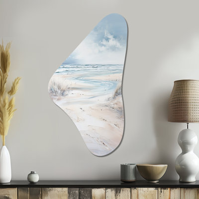 Pullen - forme unique de plage côtière sable, décoration murale sculpture en métal Freeform