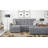 Legacy X Reversible L-Shaped Sleeper Sofa & Chaise Sectional w/ Storage Seats for Living Room-508493287