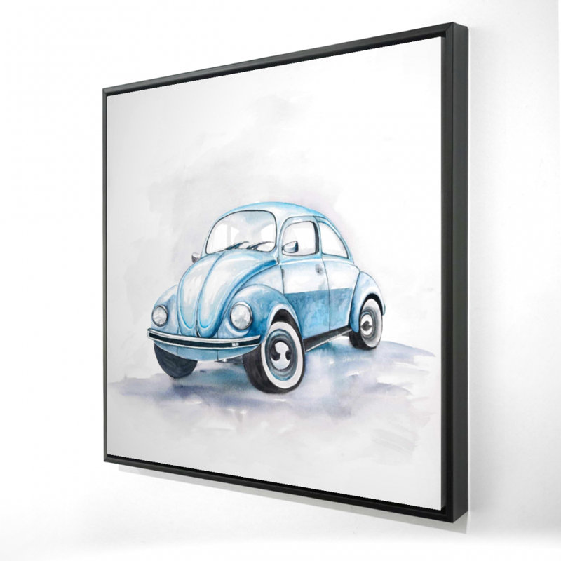 " Beetle Blue Car "