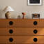 Commode 6 tiroirs exquise au design rétro