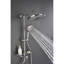Système de douche Showerspas, avec pomme de douche à effet pluie de 10 po, douche à main à 4 fonctions, barre coulissante réglable et porte-savon-126618670