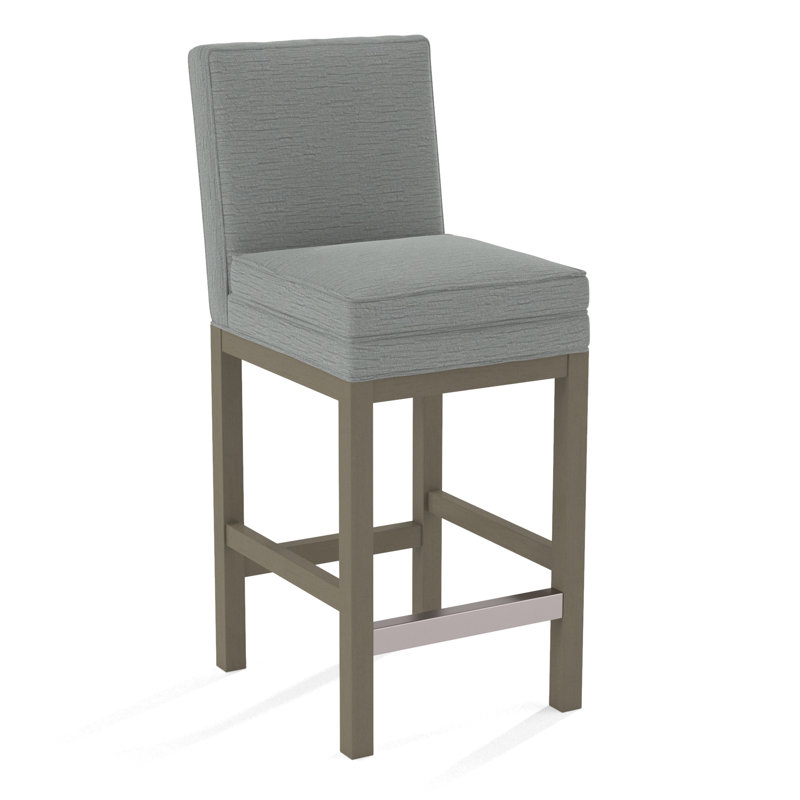 Upholstered Stool, Elite Sand; 0321-74, Stone Hearth Finish