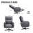 Multifunctional Velvet Recliners With Usb Charging, Modern Swivel Chair For Home