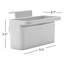 Rangement encastré pour évier Brabantia SinkSide-90388493