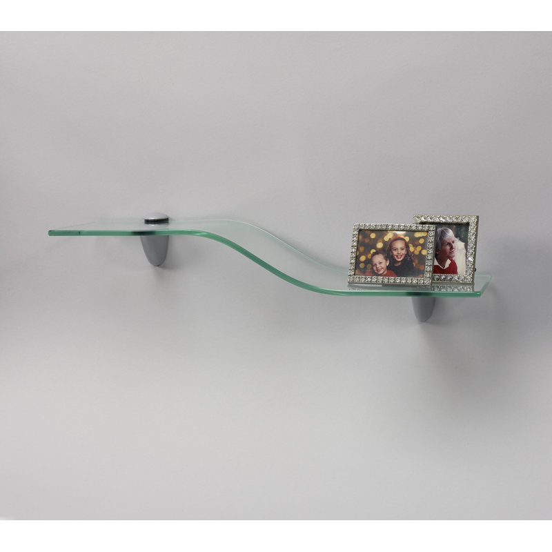 Ensemble de mini tablettes ondulées murales 6 "x 18" Wallscapes, Clair