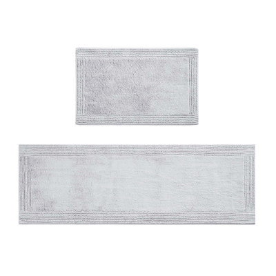 Hridya 100% Cotton Tufted Reversible Bath Rug