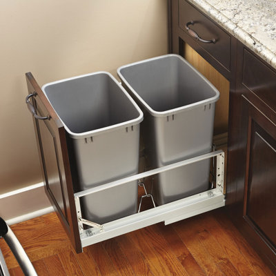 Rev-A-Shelf Cabinet Door Mount Hardware Extender Kit for Trash Can