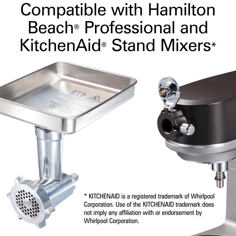 Hamilton Beach® Professional All-Metal Grinder Attachment