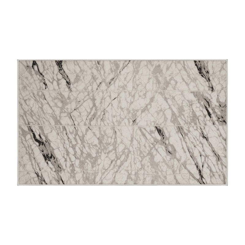 Machine Washable Beige Area Rug, Runner 2' x 4'