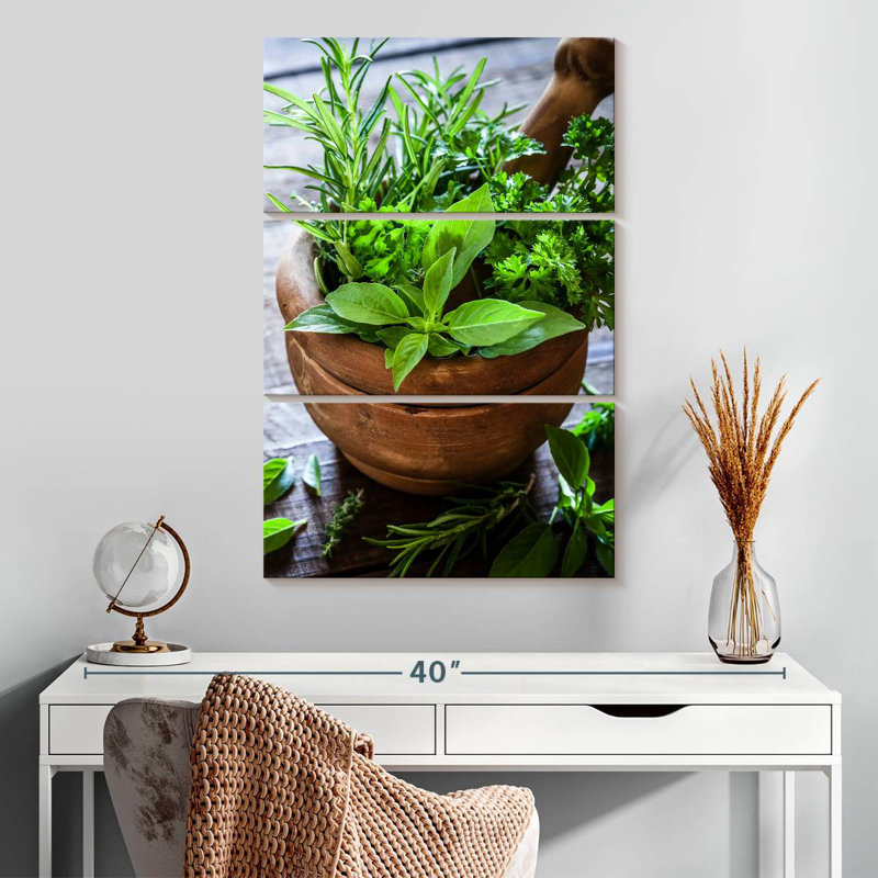 Yarlin Crushing Herbs, 32" H x 20" W