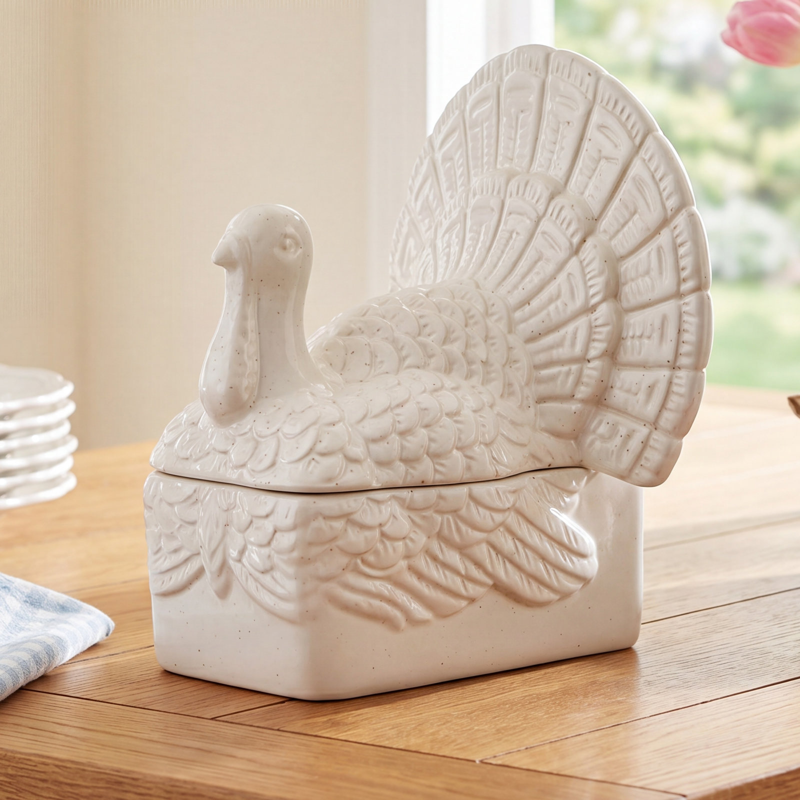 Turkey Butter Dish