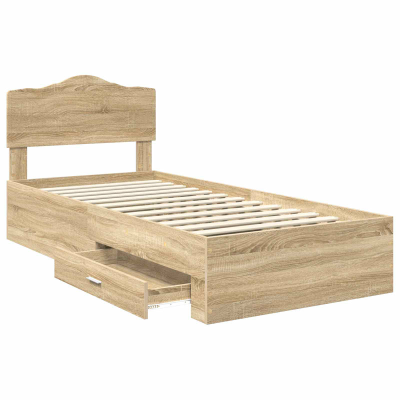 Bed, Sonoma Oak, Small Single (2'6)