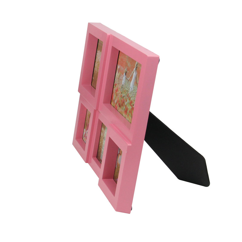 Décoration murale cadre photo 11,5 ", Rose