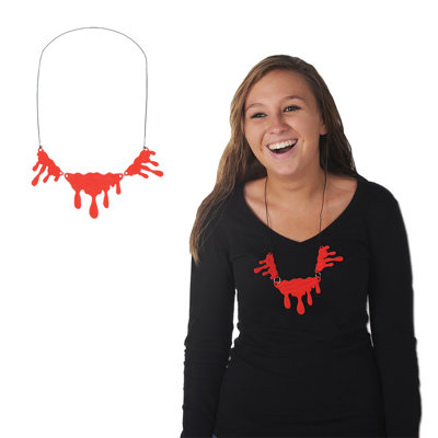 Halloween Dripping Blood Necklace