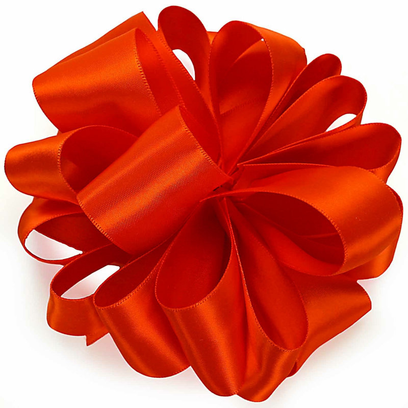 Ruban de satin double face 1,5 "X50Yds, Orange