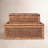 Edelie Woven Cane and Glass Decorative Box-351469010-351469009