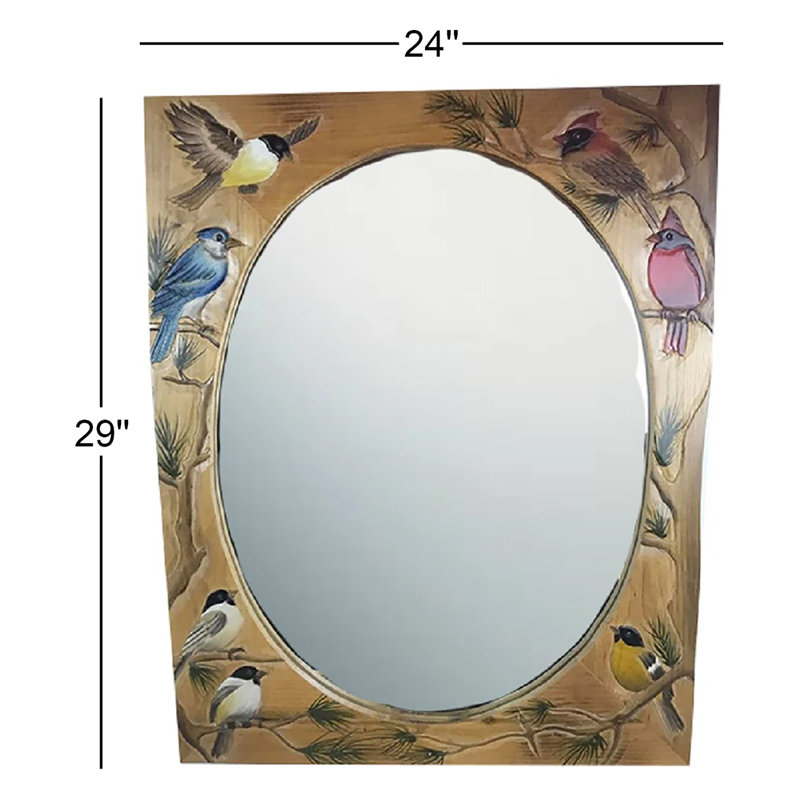 Miroir décoratif oiseaux Lenum