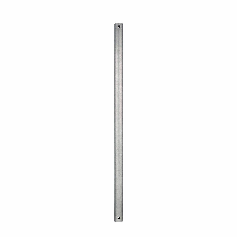 Steel Fandelier Downrod, 24" H x 1" W x 1" D, Galvanized