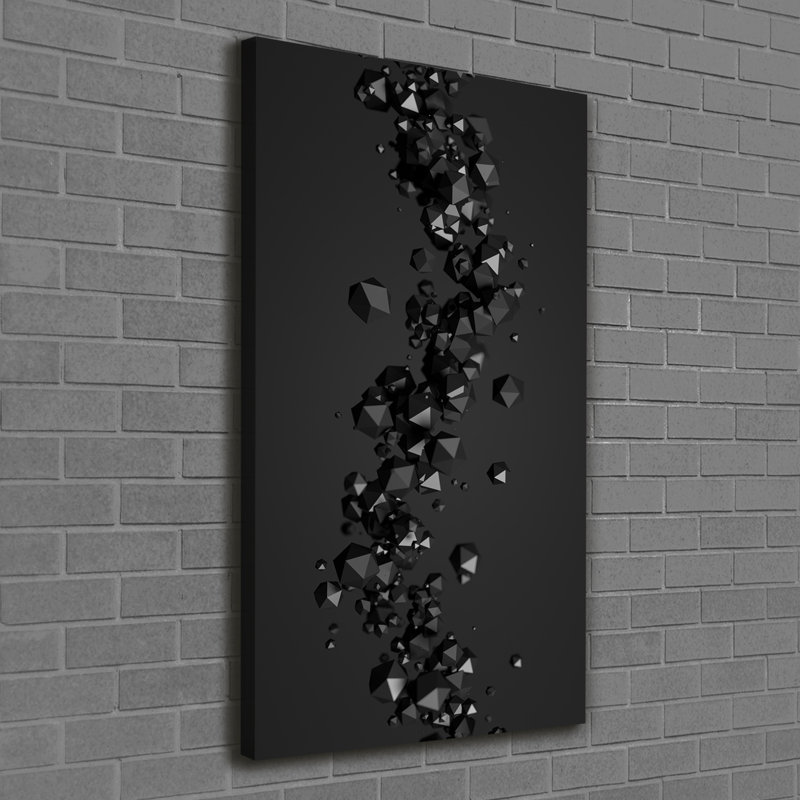 Abstraction Of A Woman - Wrapped Canvas Print