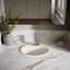 Lavabo de salle de bain ovale encastrable avec trop-plein Farmington-1461368365