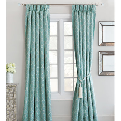 Theodore Emboidery Room Darkening Curtain