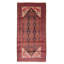 Tapis bleu marine en laine noué à la main de conception unique 2 pi 11 po x 5 pi 4 po Hesperus