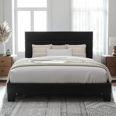 Breeauna 43.3" Steel Bed Frame