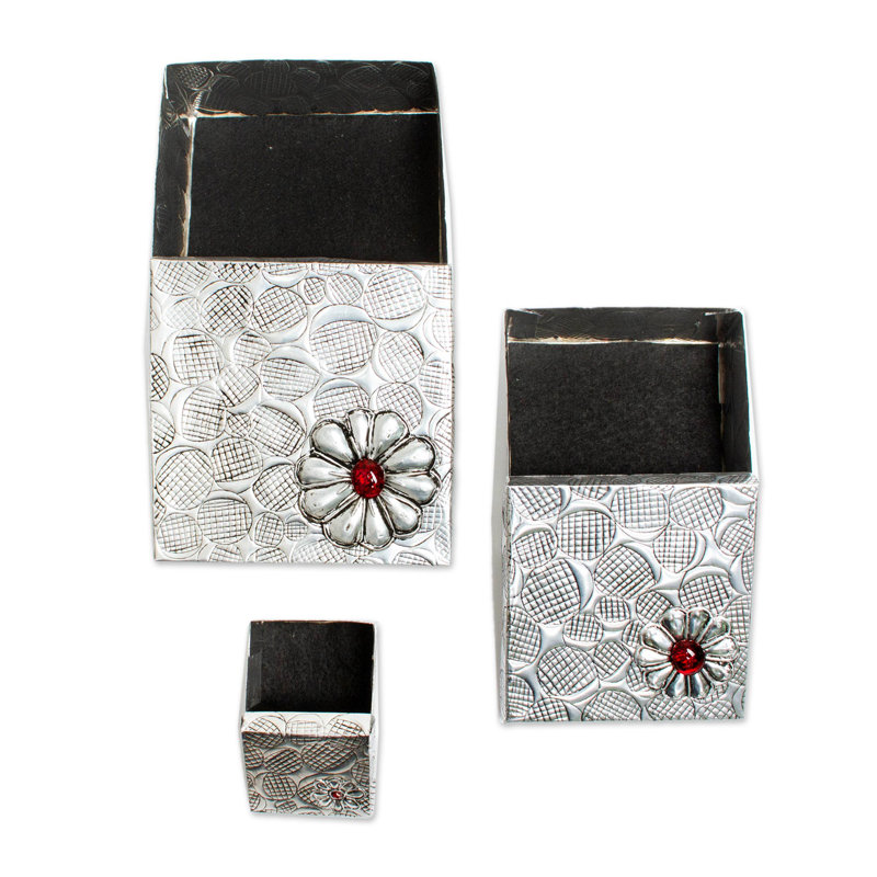 Boîte décorative en aluminium Joyous Cadeaux
