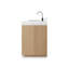 Everett Single Wide Vanity-Satin Light Wash Oak-529363287