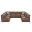 Praia 124" Ultraleather Outdoor U Sectional