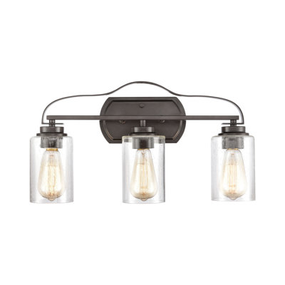 Market Square 20'' Wide 3-Light Vanity Light - Oil Rubbed Bronze