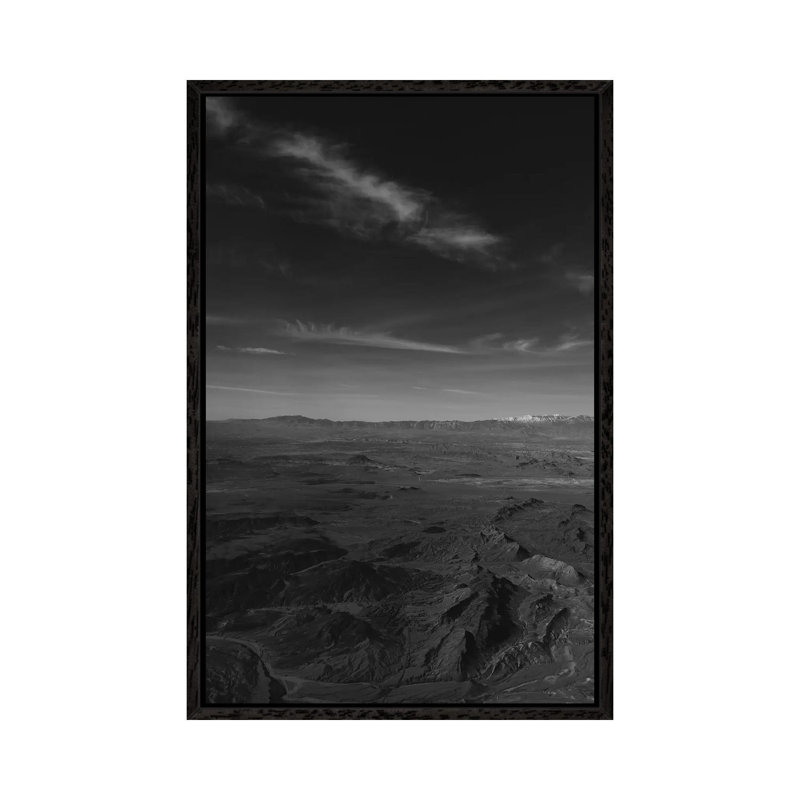 Over Las Vegas by Bethany Young - Print on Canvas, 101.6cm H x 66.04cm W x 3.81cm D, Black Framed