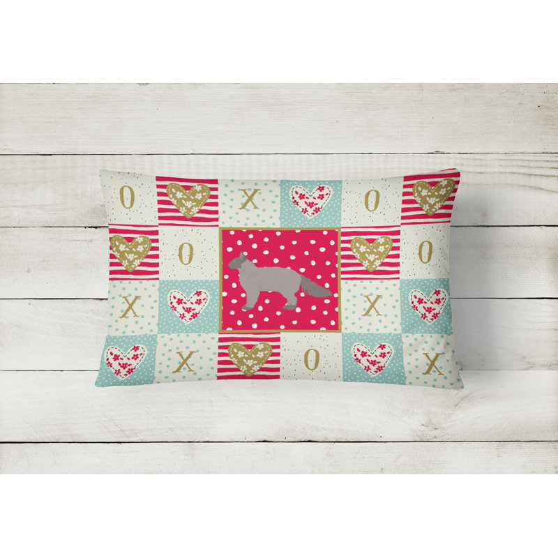 Patchwork Outdoor Throw Pillow