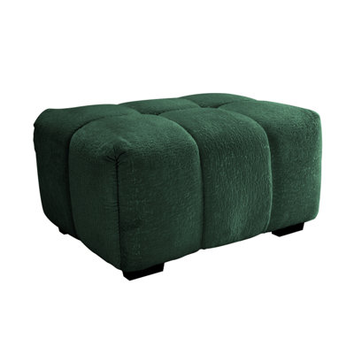 33 Sofas Green Chenille - Ottoman (Only Including Ottoman)