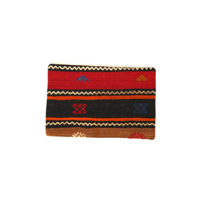 Coussin rétro noué à la main K28 16 po x 24 po