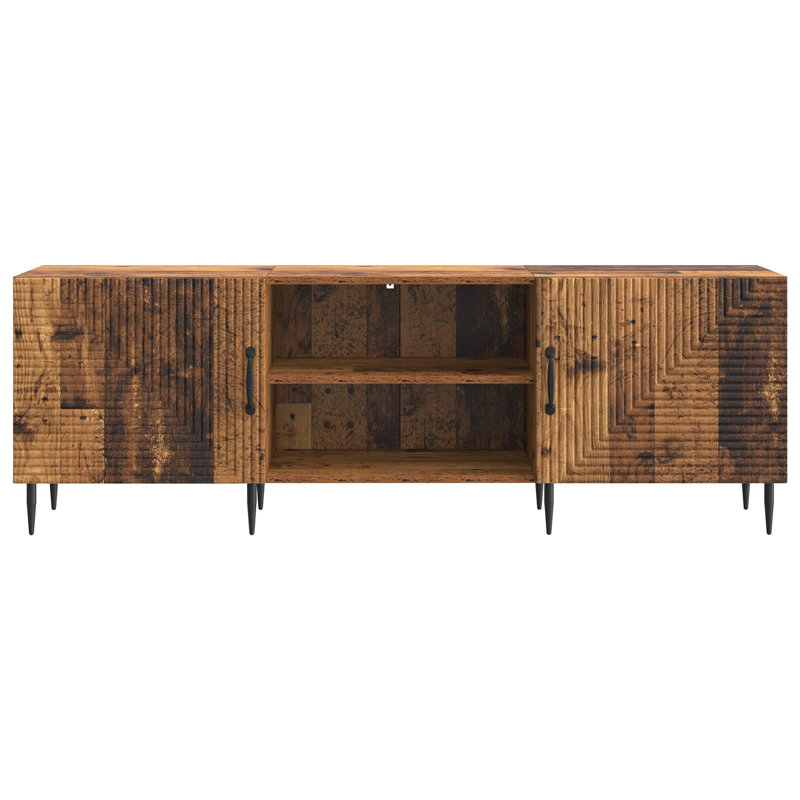 TV Stand for TVs up to 55", Dark Brown