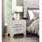 Contemporary Nightstand With 2 Drawers