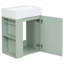 Meuble-lavabo à motif de losanges 20 po-532416716